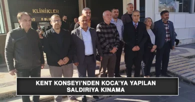 Kent Konseyi’nden Koca’ya Yapılan Saldırıya Kınama